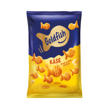 Soletti Goldfischli Knabbergebäck Käse, 100g Produktbild, Vorderseite der Verpackung